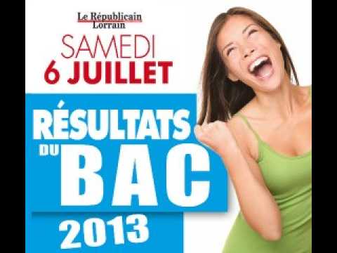 Les résultats du Bac 2013 avec Le Républicain Lorrain