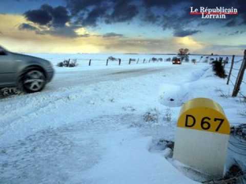 Premières neiges en Moselle