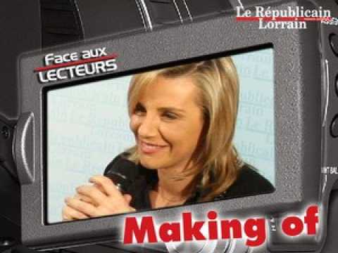 Making of Laurence Ferrari "Face aux lecteurs"
