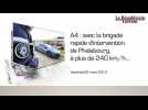 A4 : avec la brigade rapide d'intervention de Phalsbourg, à plus de 240 km/h... - Label : Le Républicain Lorrain - Category : News