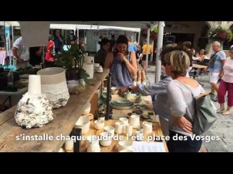 Un marché qui fait "Place aux producteurs" à Épinal