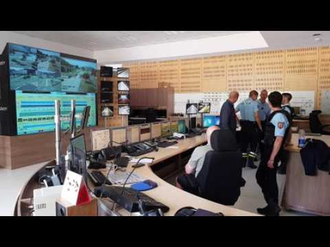 Les gendarmes mènent des contrôles au tunel Maurice Lemaire