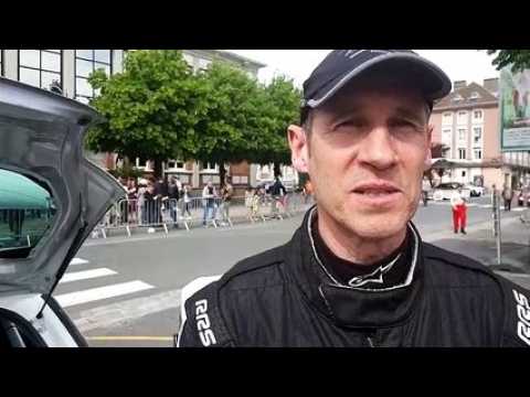 Rallye : réaction à chaud de Jean-Renaud Marchal vainqueur du rallye de Printemps à Saint-Dié