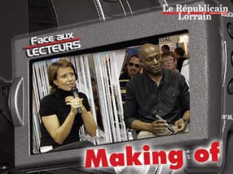 Carole Rousseau et Harry Roselmack côté coulisses