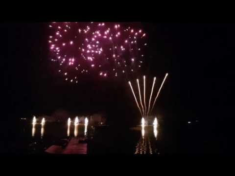 Feu d'artifice du lac de Gérardmer