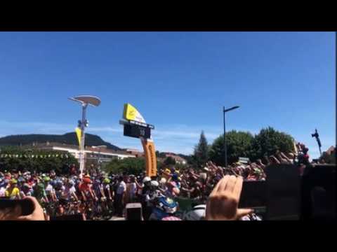 Le départ du Tour de France  à Saint-Dié