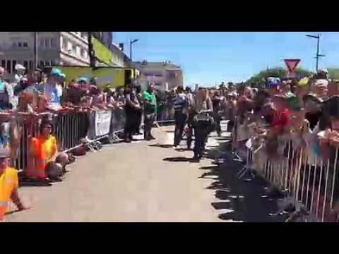 Tour de France à Saint-Dié : petit tour au milieu de la foule