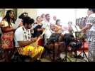 Vidéo. La musique de Wallis et Futuna ouvre la messe traditionnelle à l’église de Bellefontaine