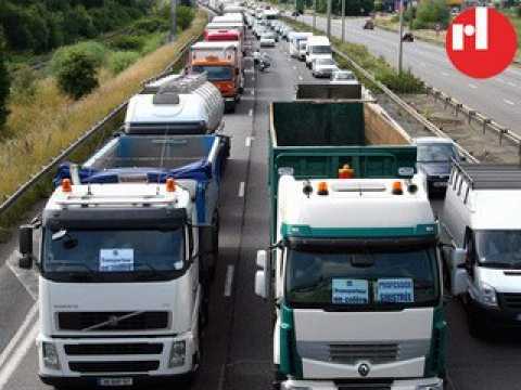 Opération escargot routiers Moselle