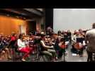 Répétition de l'orchestre symphonique et du choeur d'enfants pour les 1350 ans de Saint-Dié-des-Vosges