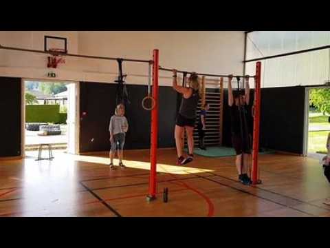 Entraînement de  Cross Training Force de la gendarmerie mobile de Saint-Etienne-les-Remiremon