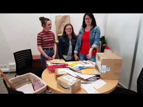 Gaëlle Vendrot remercie les internautes qui ont envoyé des lettres Chloé, sa fille trisomique