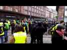 Acte XII des gilets jaunes à Strasbourg: tensions place Kléber et à la gare