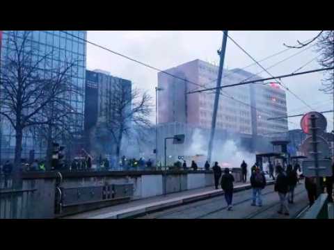 Strasbourg : tensions entre gilets jaunes et forces de l'ordre