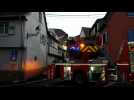 Incendie au centre-ville d'Obernai