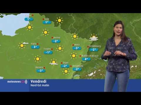 La météo du vendredi 15 février 2019