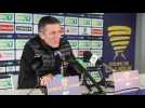Stefan Mitrovic et Thierry Laurey avant Racing-Bordeaux en demi-finale de la Coupe de la Ligue