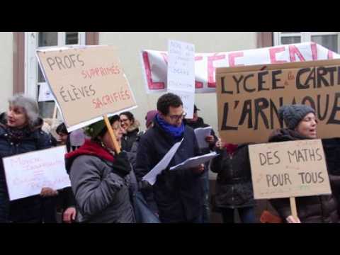 Strasbourg : les enseignants mobilisés contre la réforme du bac