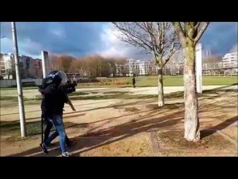 Manifestation de Lycéens - Interpellation ce lundi matin devant le Lycée Rudloff à Strasbourg