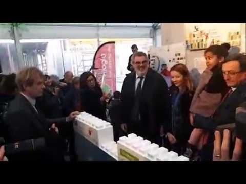 Première pierre médiathèque nord