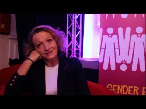 Annick Cojean, invitée du forum mondial de la Démocratie de Strasbourg