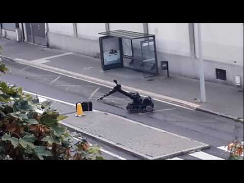 Strasbourg : un robot démineur fait exploser une valise abandonnée