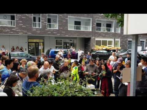 Rassemblement pour Sophie Le Tan