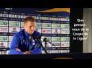 conférence de presse avant Racing - Lille (Coupe de la Ligue)