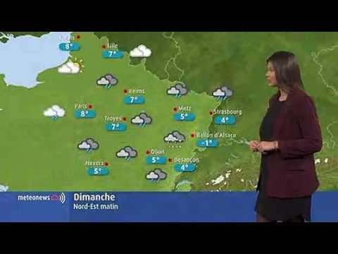 La météo du dimanche 13 janvier 2019