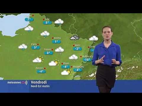 La météo du vendredi 11 janvier