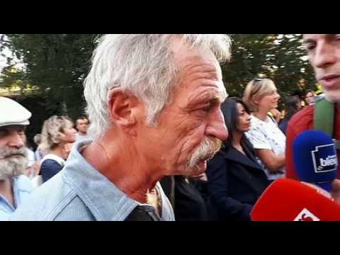José Bové à la rencontre des militants anti-GCO