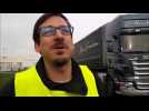 Pascal, artisan et Gilet jaune, participe au blocage de la plateforme Auchan