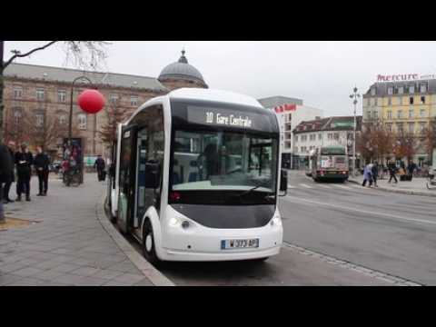 Strasbourg : la CTS expérimente le véhicule Cristal de Lohr sur la ligne 10