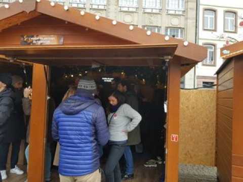 Marché de Noël de Strasbourg: Facebook au Village du partage
