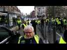 Incident à la manifestation de Strasbourg des gilets jaunes, gaz lacrymogène