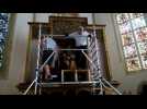 La restauration du retable au musée Unterlinden