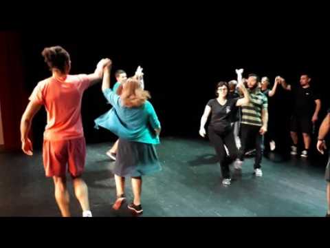 Le massti à Berstett, répétition avec le groupe d'arts populaires (GAP)