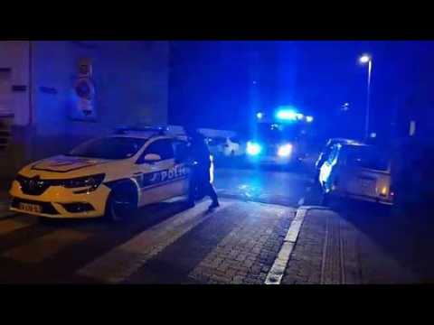 Rue du Lazaret jeudi soir à Neudorf