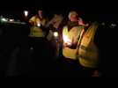 Hommage des gilets jaunes de la vallée de la Bruche aux victimes de l'attentat