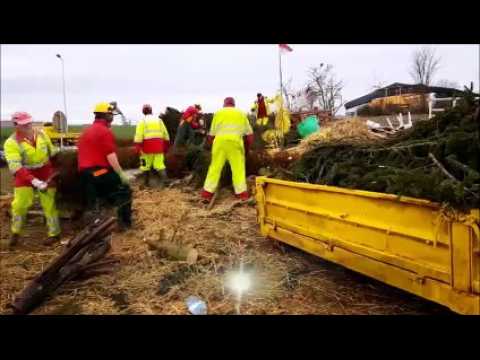 2018-12-19 - DNA - Démantèlement du QG des Gilets jaunes à Carspach dans le Sundgau
