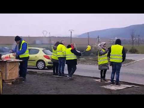 Au rond-point dit Eugène à Châtenois ce samedi 15 décembre