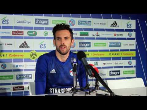 La conference de presse avant le déplacement du Racing à Reims