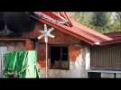 Incendie à Romanswiller en Alsace le 25 décembre 2018