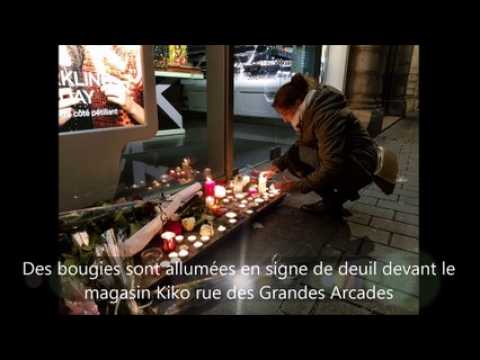2018-12-12 - DNA - A Strasbourg et à Saverne, ce soir, hommages et recueillements après la fusillade de la veille