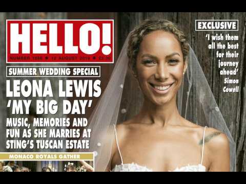Simon Cowell wished Leona Lewis 'all the best' on her wedding day