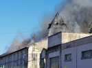 Le "gueulard" de l'ancienne BTT en proie  aux flammes - Label : Vosges Matin - Category : News