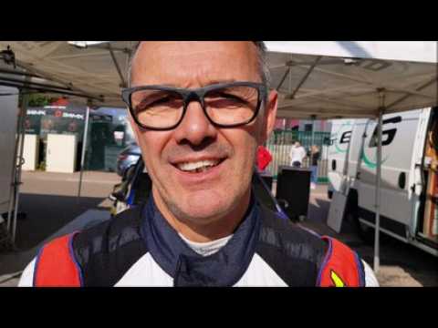 Finale Coupe de France des rallyes Chalon sur Saône Eric Mauffrey qui était leader fait une sortie de route et abandonne