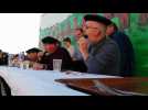 Le concours du plus gros mangeur de boudin