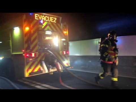En immersion avec les pompiers dans le tunnel Maurice-Lemaire pendant un exercice