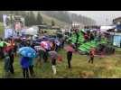 Conditions météorologiques difficiles sur la Coupe du monde VTT de La Bresse